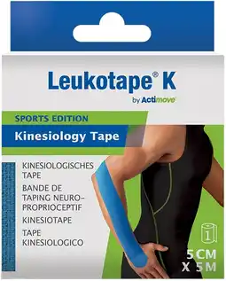 De Online Drogist Actimove Kinesiology Tape Blauw 5cm x 5m 1ST aanbieding