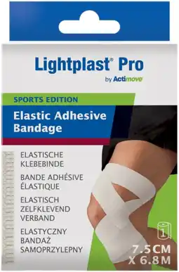 De Online Drogist Actimove Elastic Adhesive Bandage Wit 7.5cm x 6.8m 1ST aanbieding