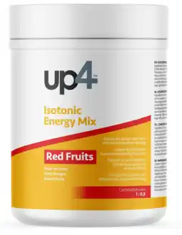 De Online Drogist Up4 Isotonic Energy Mix Red Fruits Poeder 735GR aanbieding