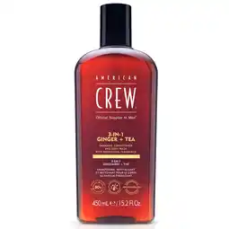 De Online Drogist American Crew 3-In-1 Energizing Shampoo, Conditioner & Bodywash Gember 450ML aanbieding
