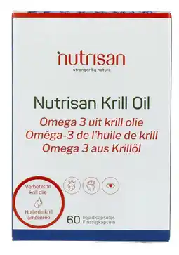 De Online Drogist Nutrisan Krill Oil Capsules 60CP aanbieding