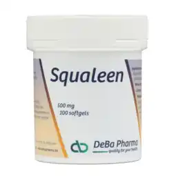De Online Drogist DeBa Pharma Squaleen 500mg Softgels 100SG aanbieding