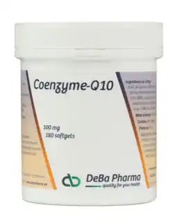 De Online Drogist DeBa Pharma Coenzyme Q10 Softgels 180SG aanbieding
