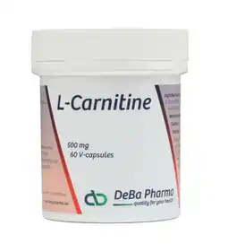 De Online Drogist DeBa Pharma L-carnitine Capsules 60VCP aanbieding