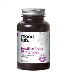 De Online Drogist Moodlab Positive Focus & memory Capsules 60VCP aanbieding