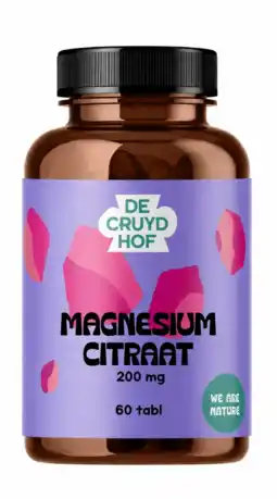 De Online Drogist Cruydhof Magnesium Citraat Tabletten 60TB aanbieding