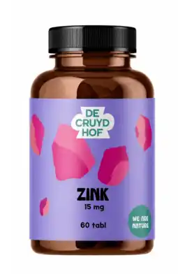 De Online Drogist Cruydhof Zink Tabletten 60TB aanbieding
