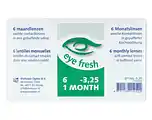 De Online Drogist Eye Fresh -3,25 Getinte Zachte Maandlenzen 6ST aanbieding