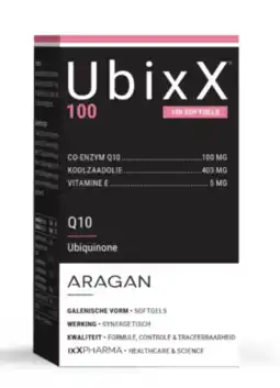 De Online Drogist ixX UbixX 100 Softgels 150SG aanbieding