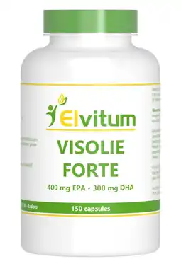 De Online Drogist Elvitum Visolie Forte Capsules 150CP aanbieding
