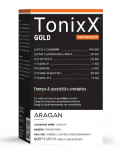 De Online Drogist ixX TonixX Gold Capsules 180CP aanbieding