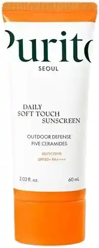 De Online Drogist Purito Daily Soft Touch Sunscreen SPF50+ 60ML aanbieding