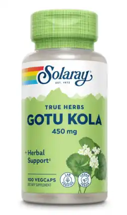 De Online Drogist Solaray Gotu Kola Capsules 100VCP aanbieding