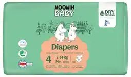 De Online Drogist Moomin Baby Luier maat 4 Maxi 38ST aanbieding