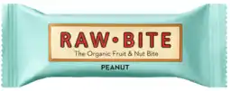 De Online Drogist Raw Bite Reep Peanut 1ST aanbieding