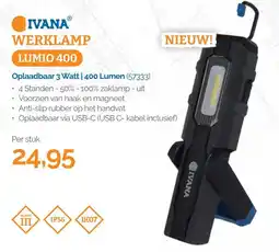 Ivana ivana werklamp lumio 400 aanbieding
