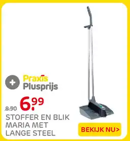 Praxis Maria stoffer en blik met lange steel aanbieding