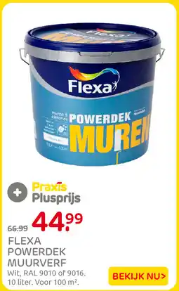 Praxis Flexa powerdek muurverf aanbieding