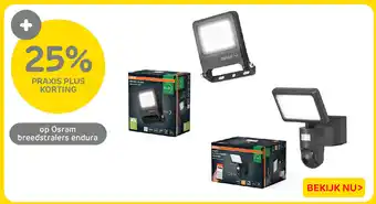 Praxis Osram breedstralers endura aanbieding
