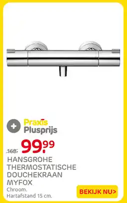 Praxis Myfox hansgrohe thermostatische douche Kraan aanbieding