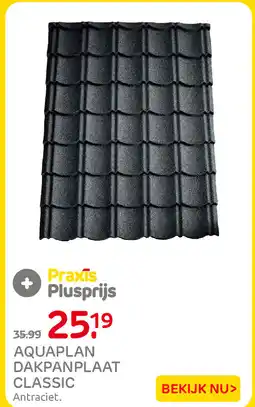 Praxis Aquaplan dakpanplaat classic aanbieding