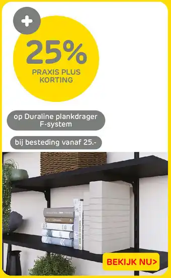 Praxis Duraline plankdrager F-system aanbieding