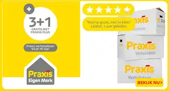 Praxis Praxis verhuisdozen aanbieding