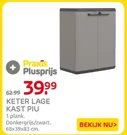 Praxis Keter lage kast piu aanbieding