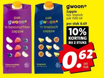 Boni gwoon zappie woo 1500 ml aanbieding