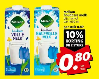 Boni Melkan houdbare melk 1000 ml aanbieding