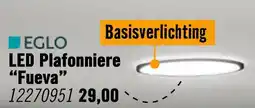 Hornbach Eglo Led Plafonniere "Fueva" aanbieding