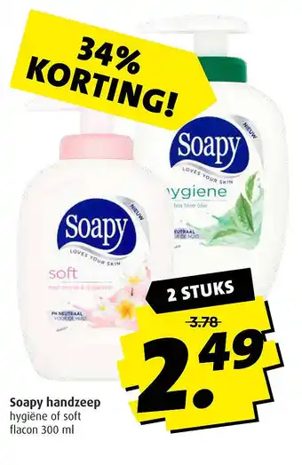 Boni Soapy handzeep 300 ml aanbieding