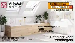 Hornbach mirava ceramics wand- en vloertegel "lucca" aanbieding