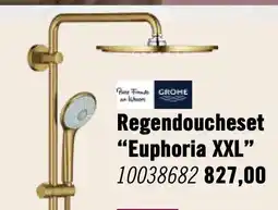 Hornbach Grohe Regendoucheset "Euphoria XXL" aanbieding