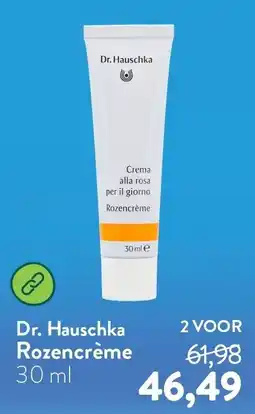 Holland & Barrett Dr. Hauschka Rozencrème aanbieding