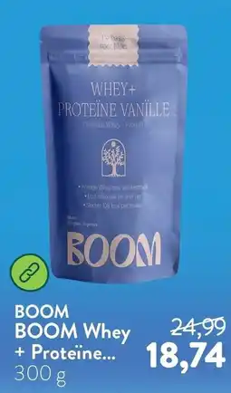 Holland & Barrett boom boom whey + proteïne aanbieding