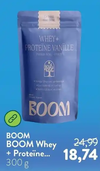 Holland & Barrett boom boom whey + proteïne aanbieding