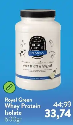 Holland & Barrett Royal Green Whey Protein Isolate aanbieding