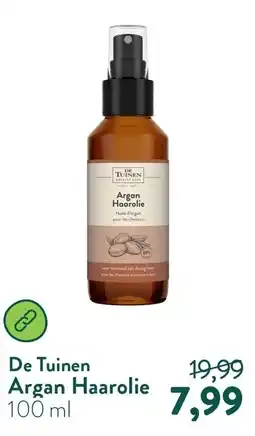 Holland & Barrett De Tuinen Argan Haarolie aanbieding