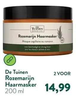 Holland & Barrett De Tuinen Rozemarijn Haarmasker aanbieding