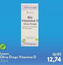 Holland & Barrett Laveen Olive Drops Vitamine D aanbieding