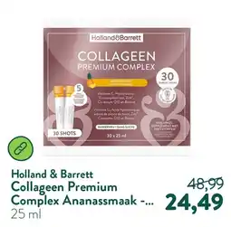 Holland & Barrett Holland & Barrett Collageen Premium Complex Ananassmaak aanbieding