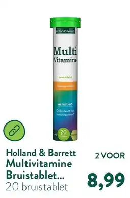 Holland & Barrett Holland & Barrett Multivitamine Bruistablet aanbieding