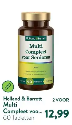 Holland & Barrett Holland & Barrett Multi Compleet voor Senioren aanbieding