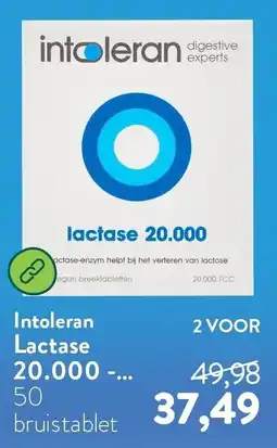 Holland & Barrett Intoleran Lactase 20.000 aanbieding