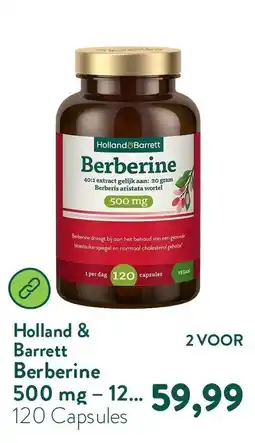 Holland & Barrett Holland & Barrett Berberine aanbieding