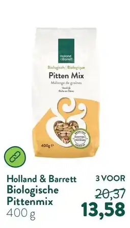 Holland & Barrett Holland & Barrett Biologische Pittenmix aanbieding