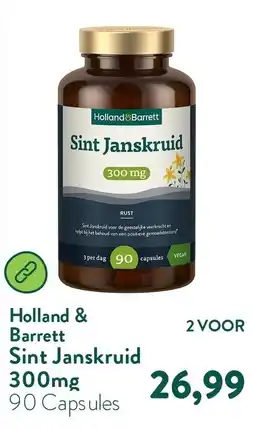 Holland & Barrett Holland & Barrett Sint Janskruid 300mg aanbieding