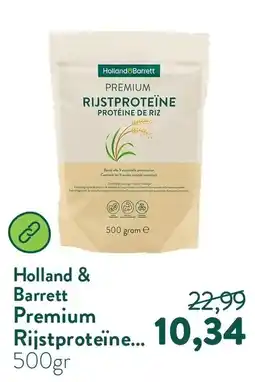 Holland & Barrett Holland & Barrett Premium Rijstproteïne aanbieding