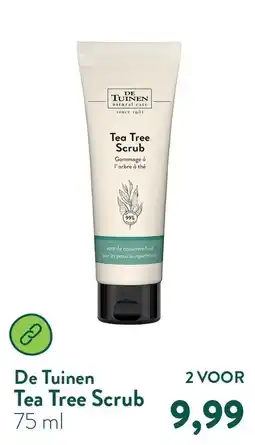 Holland & Barrett De Tuinen Tea Tree Scrub aanbieding